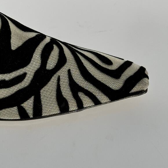 Neous Electra 65mm Mules Slides Heels Black Velvet Cream Mesh Clear Heel 36.5 - Picture 7 of 16